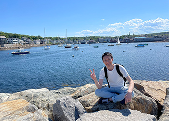 写真 新鮮なロブスターが食べられる港町 Rockport