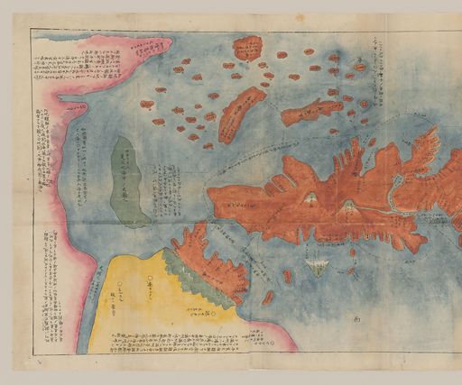 蝦夷国全図 | 横浜市立大学所蔵の古地図データベース | 横浜市立大学 