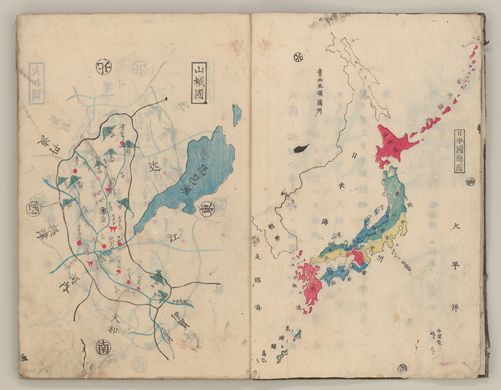 日本地誌略附図 横浜市立大学所蔵の古地図データベース 横浜市立大学学術情報センター