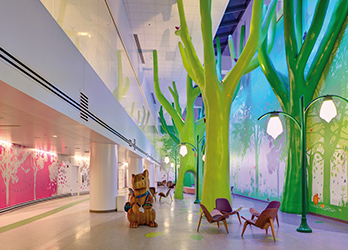 写真　Nationwide Children’s Hospitalの院内